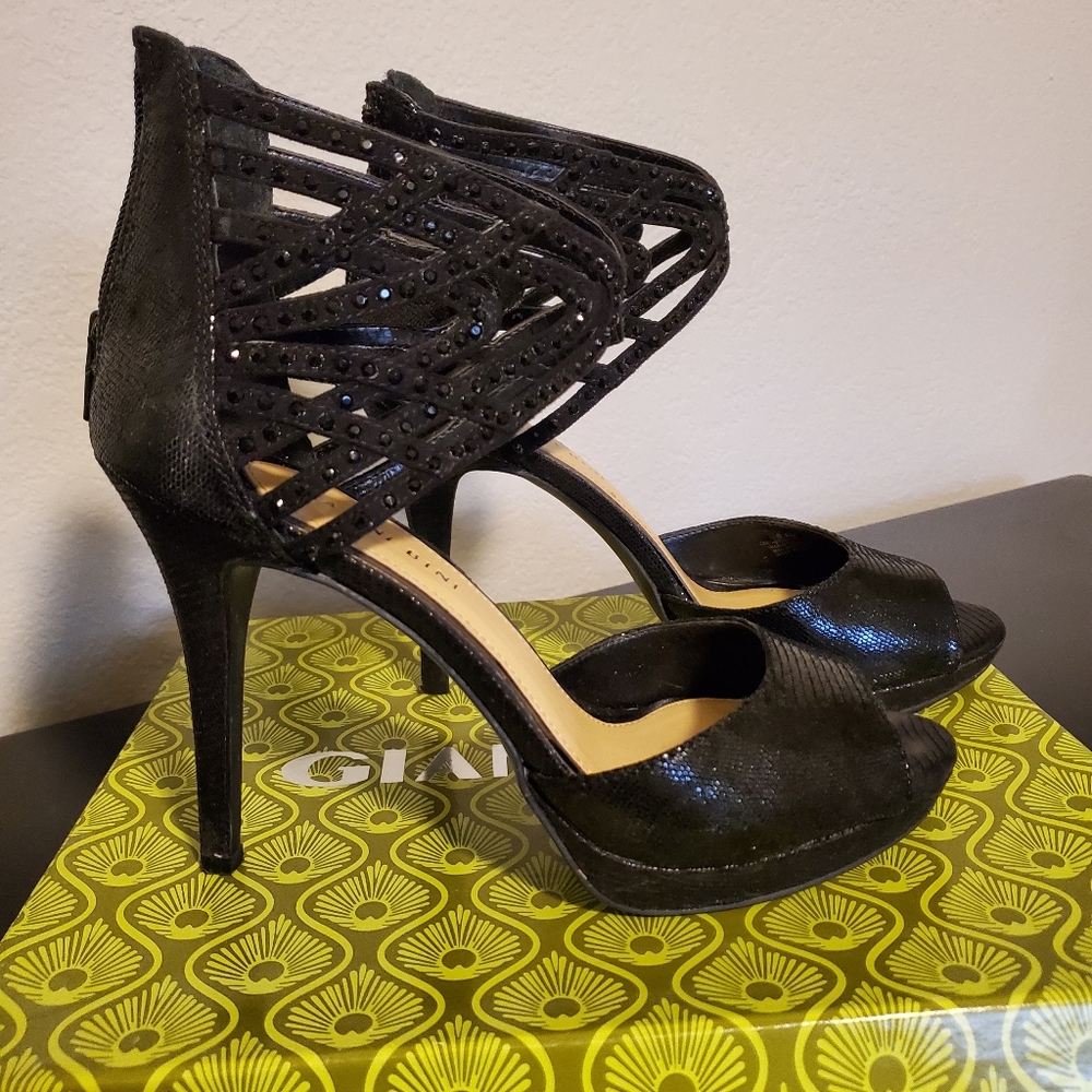 Gianni Bini Chalice004 Black High Heel Shoe